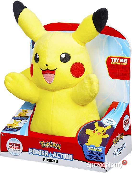 Pikachu Pokemon Maskotka Interaktywna Power Maskotki Mogilany
