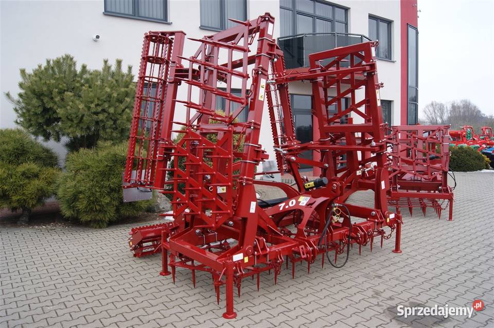 Brony zębowe ciężkie 7 polowe wał strunowy Pozostałe mazowieckie Ciechanów