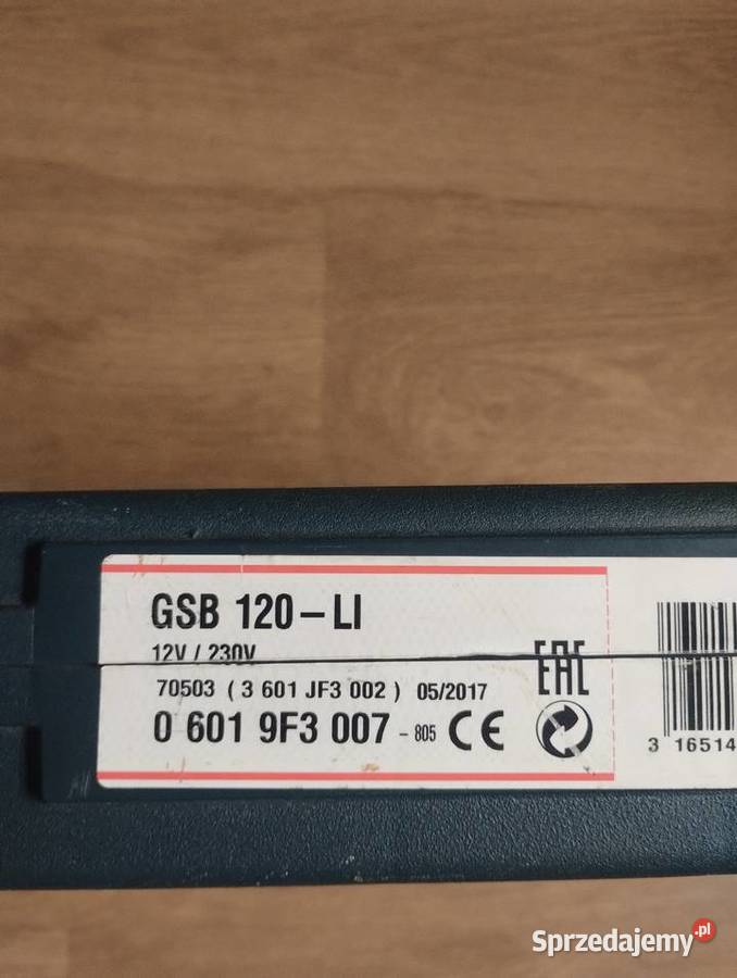 Wkrętarka Bosch professional gsb 120 li wielkopolskie Międzychód