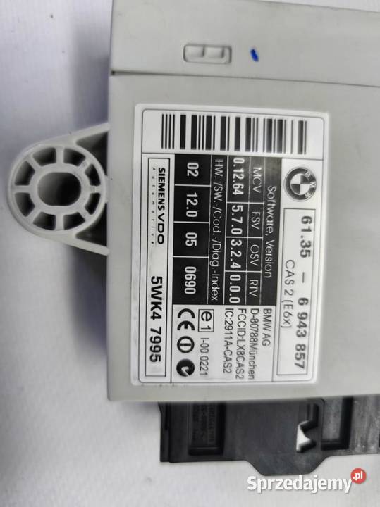 MODUŁ STEROWNIK CAS BMW E61 6943857 osobowe