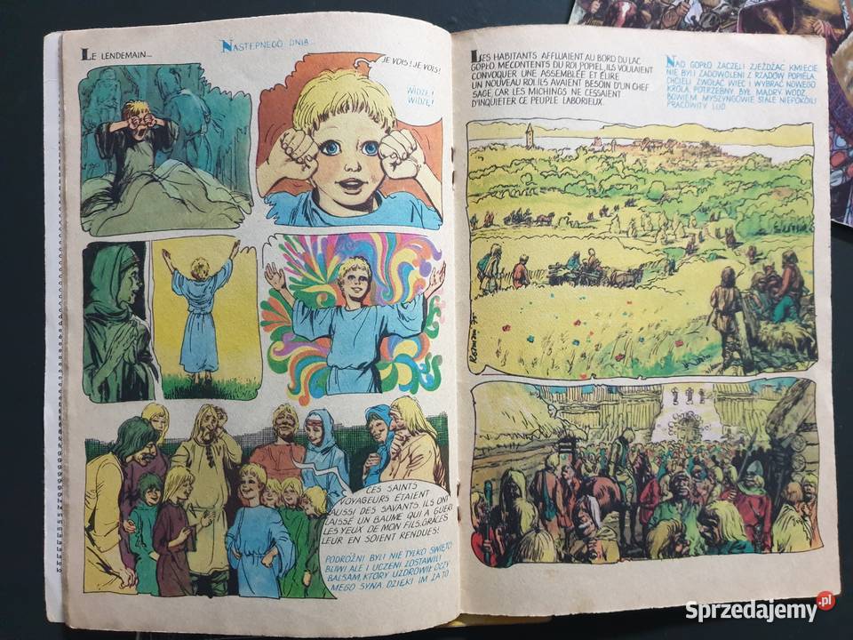 Legendy Polskie 3 dwujęzyczne komiksy francuski Rok wydania 1980 pomorskie Gdynia sprzedam