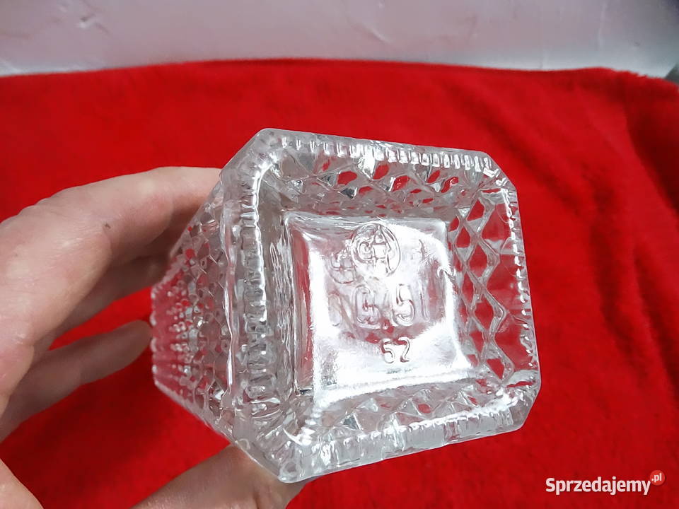 STYLOWA KARAFKA VINTAGE GRUBE SZKŁO RETRO Biłgoraj