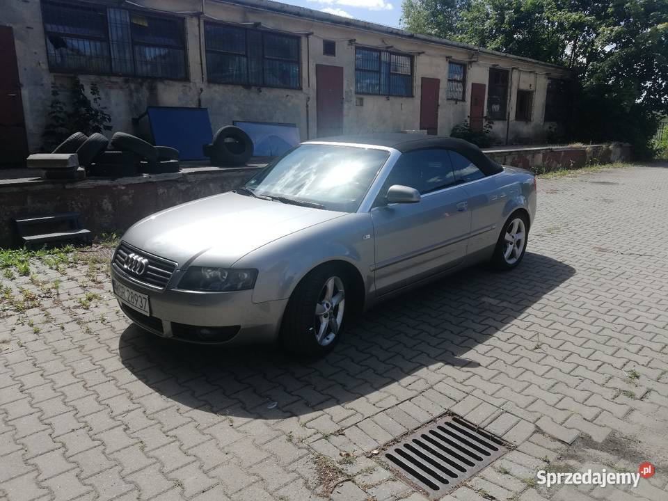 Sprzedam Audi A4 Cabrio B6 wersja SLine wspomaganie kierownicy A4 Łódź