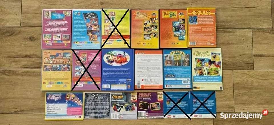 Kolekcja bajek i filmów edukacyjnych na DVD i CD animowany Dąbrowa Górnicza