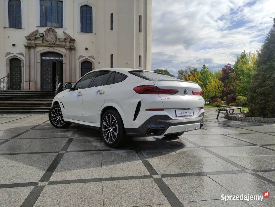 BMW X6 BIAŁE DO ŚLUBU WYNAJEM ostatnie Terminy Ostrów Mazowiecka
