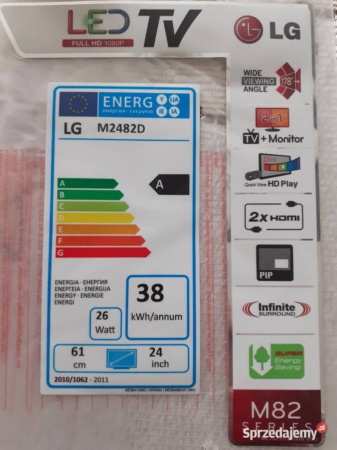 Telewizor LG 24 monitor 2w1 Led Full HD