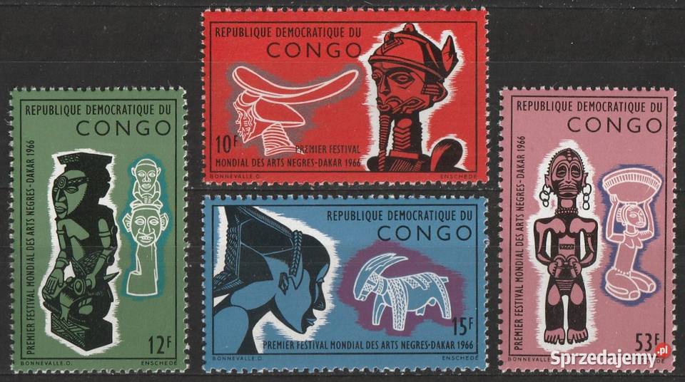 KONGO SZTUKA 1966 CZYSTE łódzkie