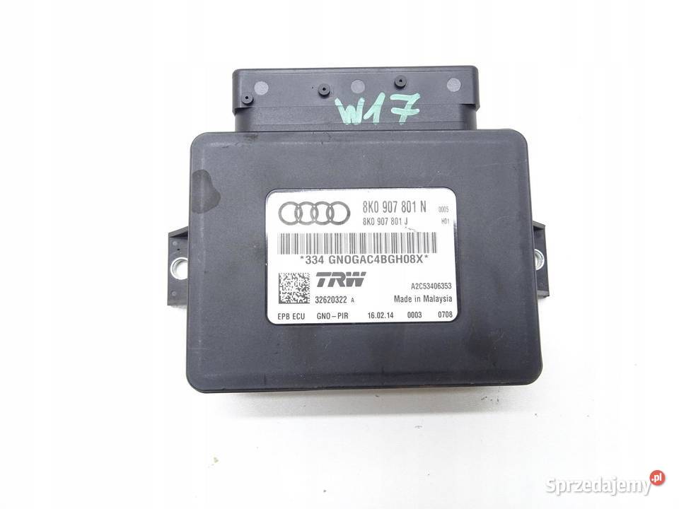 MODUŁ STEROWNIK HAMULCA RĘCZNEGO AUDI A4 B8 A5 Układ elektryczny, zapłon małopolskie
