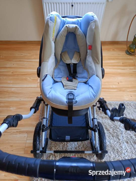 Wózek BEBECAR 3 w 1 gondola fotelik samoch Pompowane Wielofunkcyjne Radom sprzedam