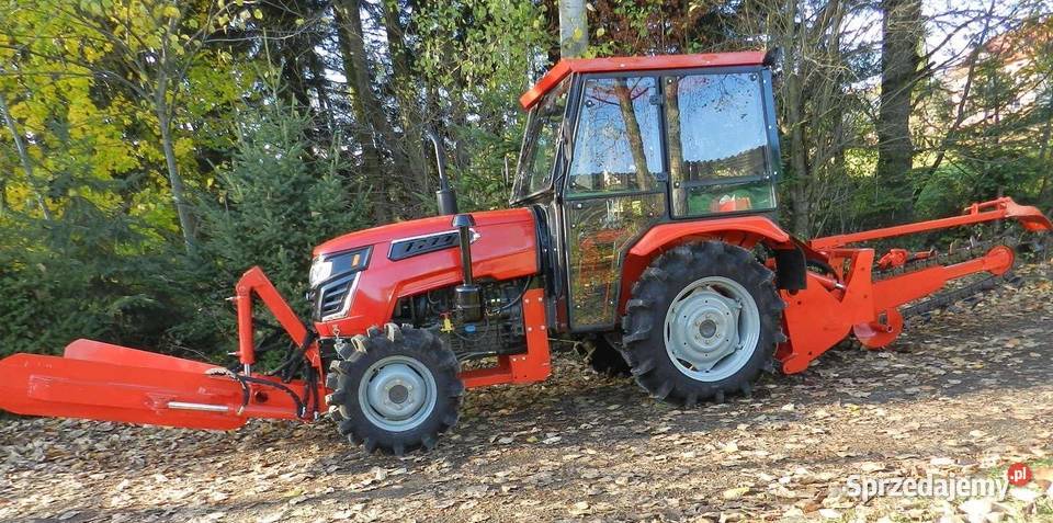 Samojezdna koparka łańcuchowa z zasypywarką Motoryzacja Izdebki