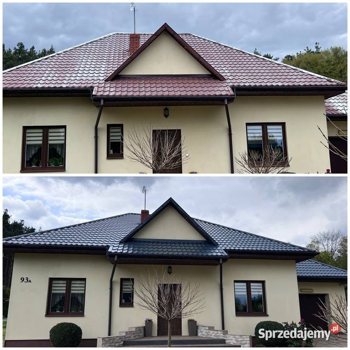 Mycie i malowanie dachów kostki Brukowej Busko-Zdrój