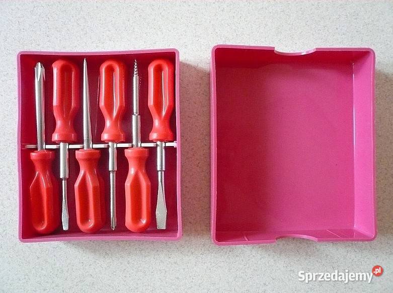 Zestaw narzędzi 6 w plastikowym sztywnym Rzeszów