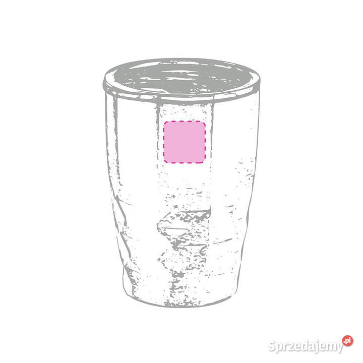 Kubek termiczny 350 ml logo grawer 5 złoty Akcesoria kuchenne Leżajsk