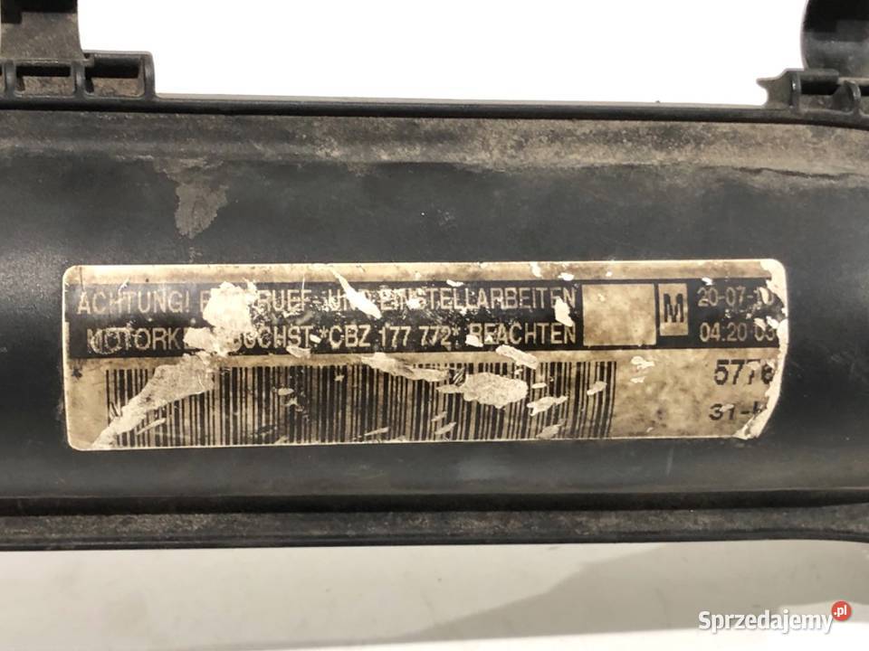 RURA POWIETRZA SKODA ROOMSTER 03F145673D 12 86