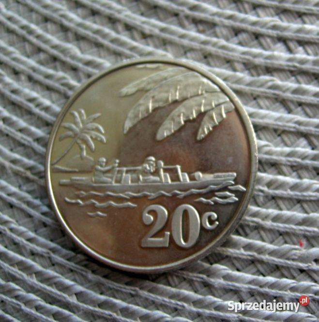 Tokelau 20 Cent 2012r Ładna Kalisz
