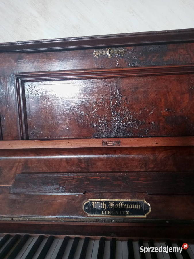 Piękne Pianino Wilh Hoffmann Liegnitz z przełomu Wiewiórczyn