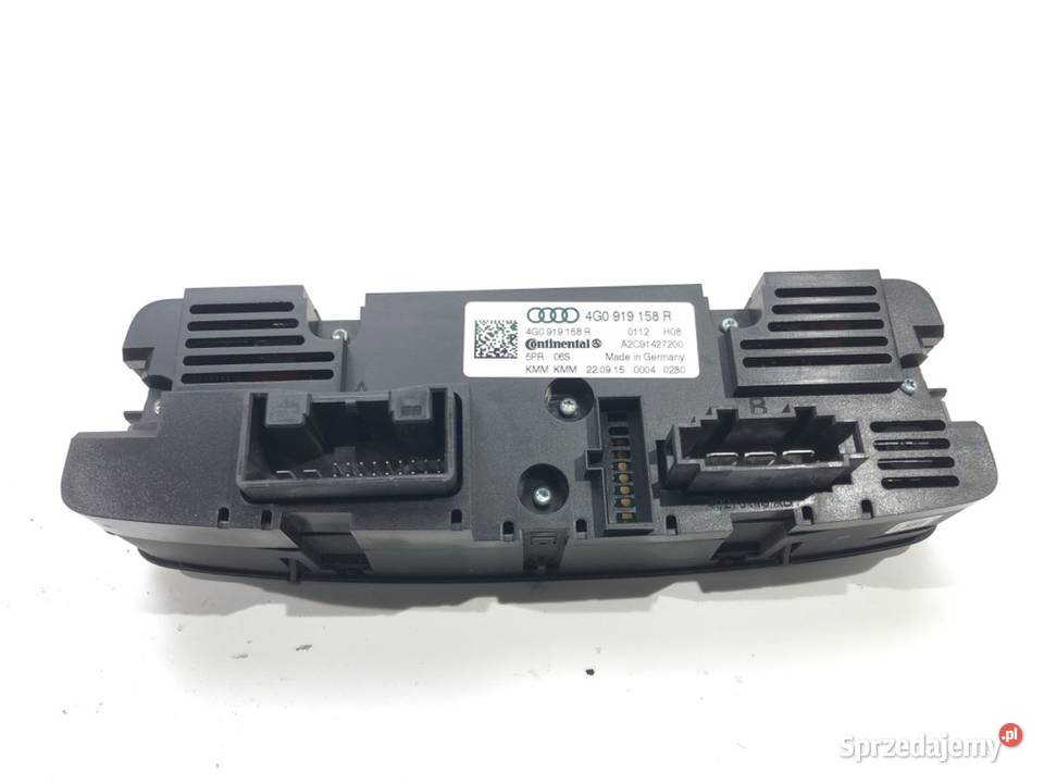 PANEL STEROWANIA NAWIEWU KLIMATYZACJI TYŁ AUDI osobowe podkarpackie