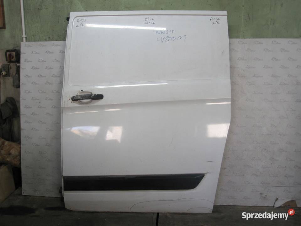 FORD TRANSIT CUSTOM 15r drzwi lewe boczne sprzedam