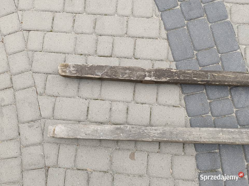 2x zabytkowy dyszel do wozu konnego 36 m okucie Przeworsk