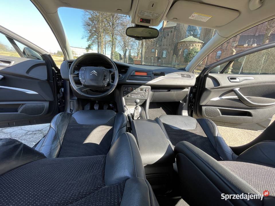 Citron C5 III Exclusive 20HDi 136 2009r Skórzane immobilizer Chorkówka
