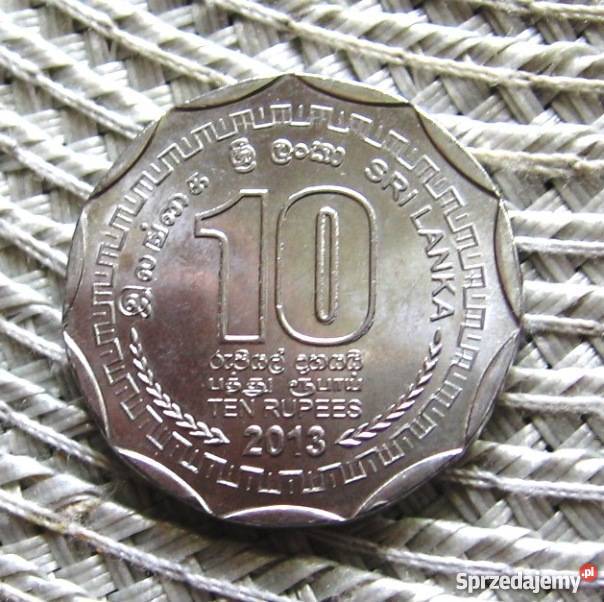 Sri Lamka 10 Rupi 2013r Ładna wielkopolskie