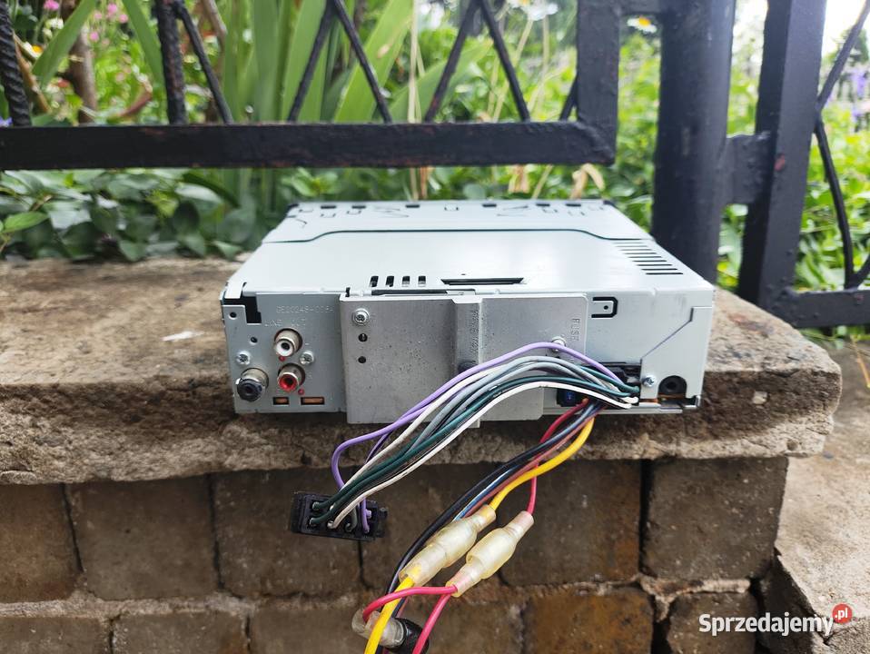 Radio samochodowe 1DIN JVC KDR411 CDMP3AUXUSB zdejmowany panel