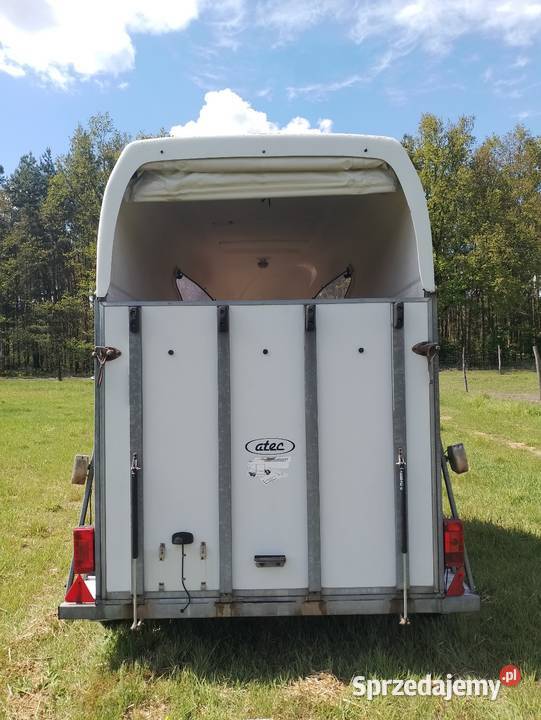 Przyczepa do przewozu koni śląskie Żerdzina