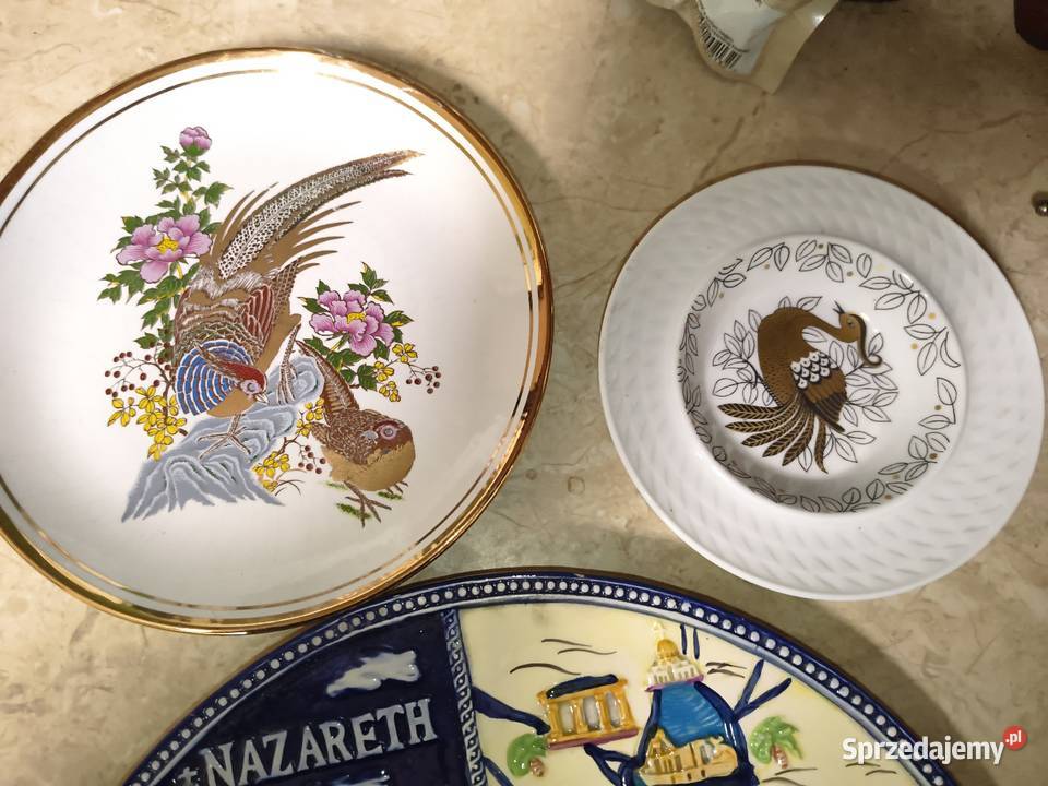 Talerze ozdobne kolekcjonerskie