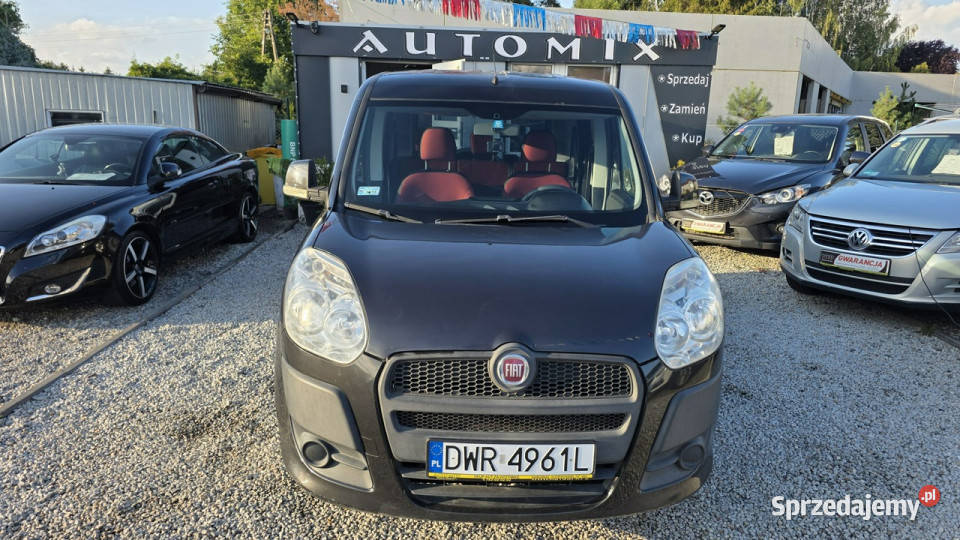 Fiat Doblo 14 BENZ 5 Os Klima Hak Pisemna 1400cm3 dolnośląskie Świdnica