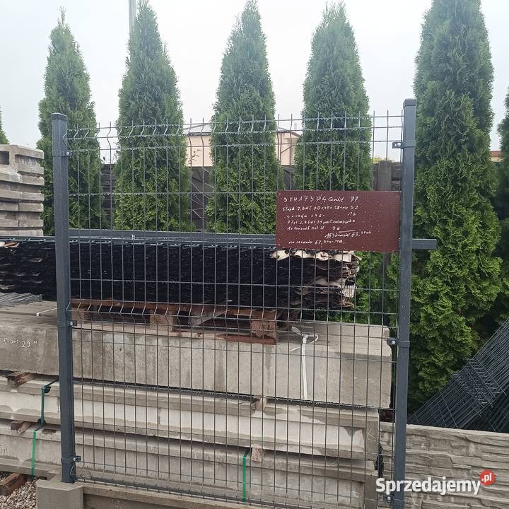 Panele słupek ceownik obejma płyta Baranów Sandomierski