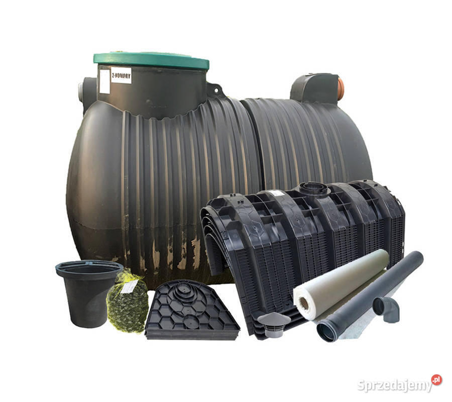 OCZYSZCZALNIA DRENAZOWA DWUKOMOROWA 3000L TUNELE Legnica sprzedam