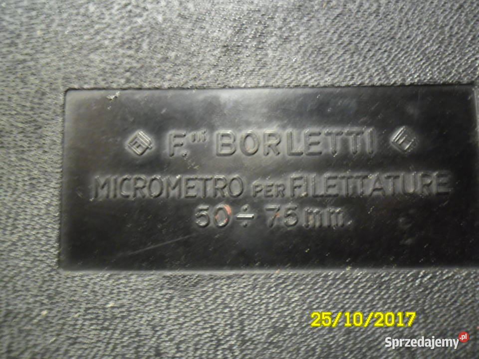 Mikrometr do gwintu 5075mm łódzkie