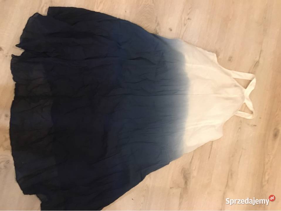 Maxi sukienka letnia cieniowana Sisley XS Skawina
