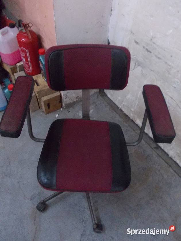 Stare industrialne krzesło lekarskie śląskie Bielsko-Biała sprzedam