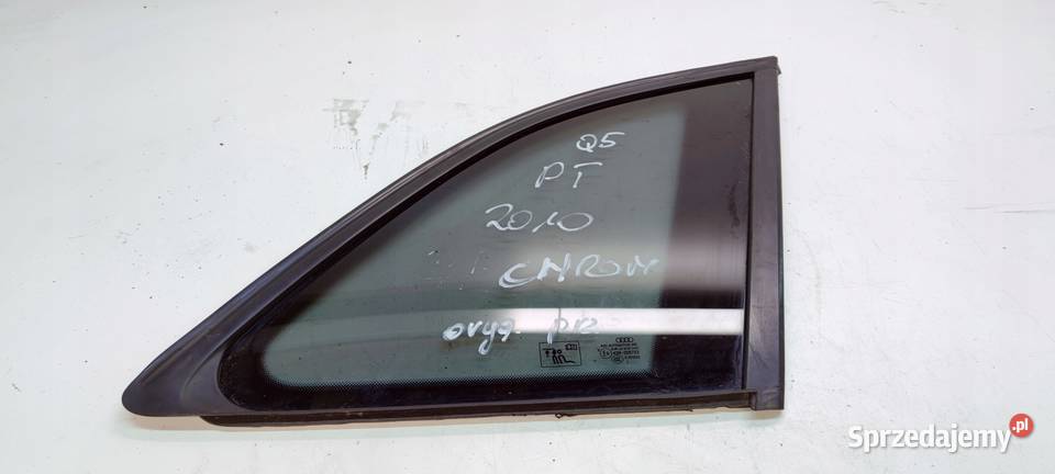 SZYBA KAROSERYJNA PRAWY TYŁ AUDI Q5 8R CHROM