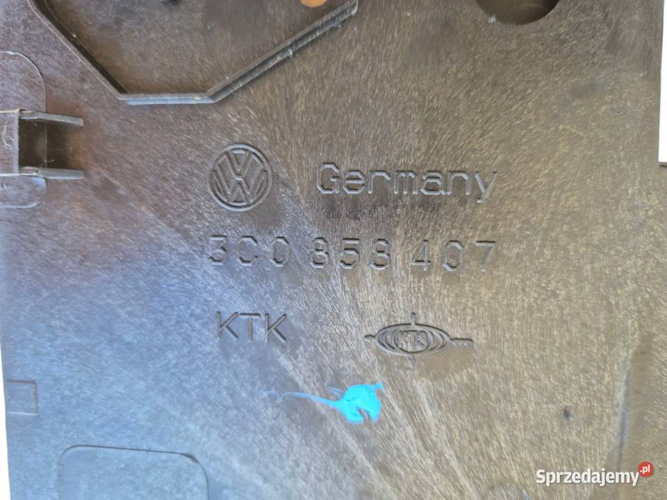 WIZYTOWNIK SCHOWEK KONSOLI AWARYJNY VW PASSAT B6 Schowki, półki Działoszyce sprzedam