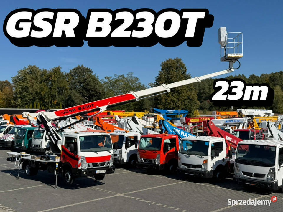Nissan Cabstar Podnośnik Koszowy 23m GSR B230T świętokrzyskie sprzedam