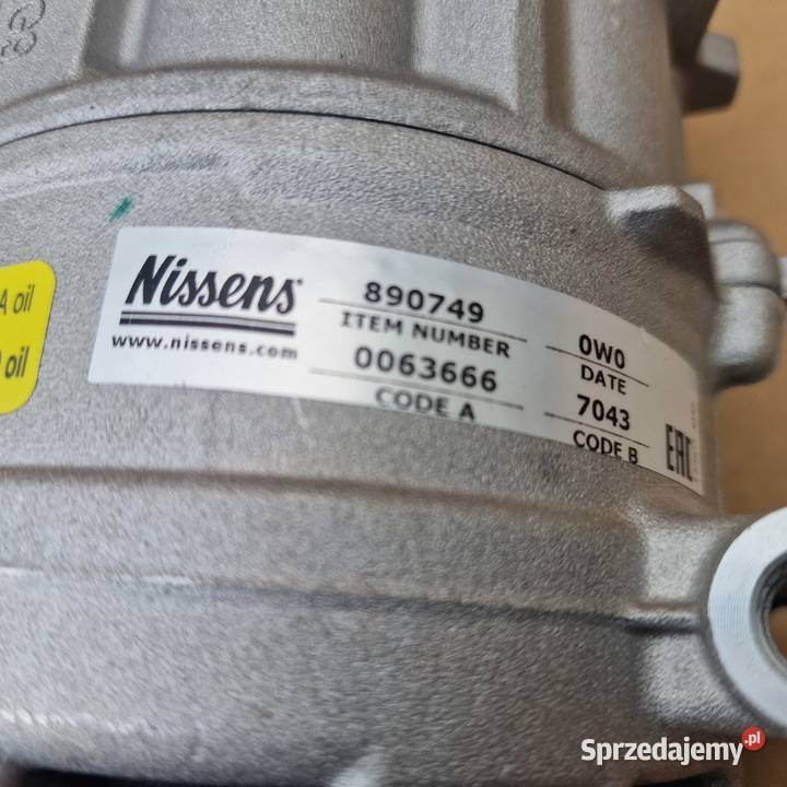 SPRĘŻARKA KLIMATYZACJI NISSAN 890749 ORYGINAŁ lubuskie