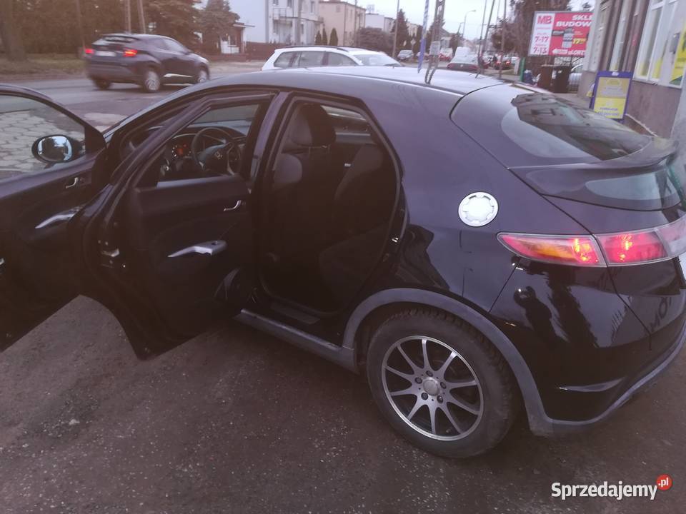 HONDA CIVIC 18i 2007 Ufo klima alu ładna 210tkm czarny kujawsko-pomorskie Bydgoszcz