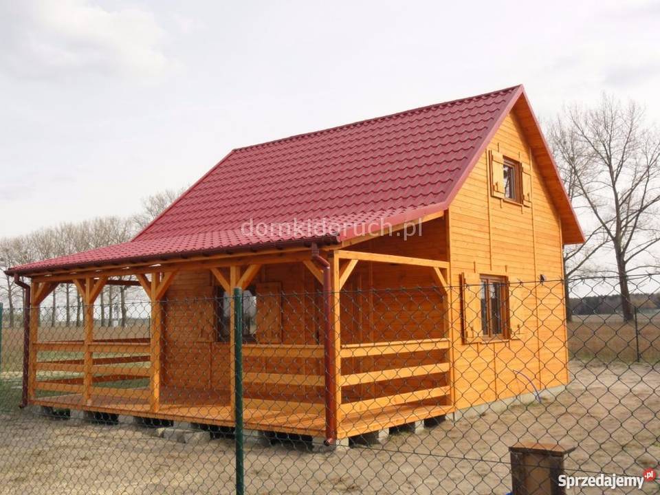 Domek drewniany z poddaszem Warszawa