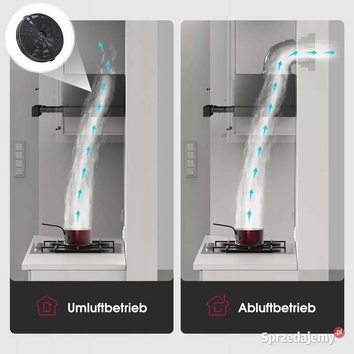 GASLAND BR60BP okap kuchenny 60 z filtrem Pozostałe sprzedam