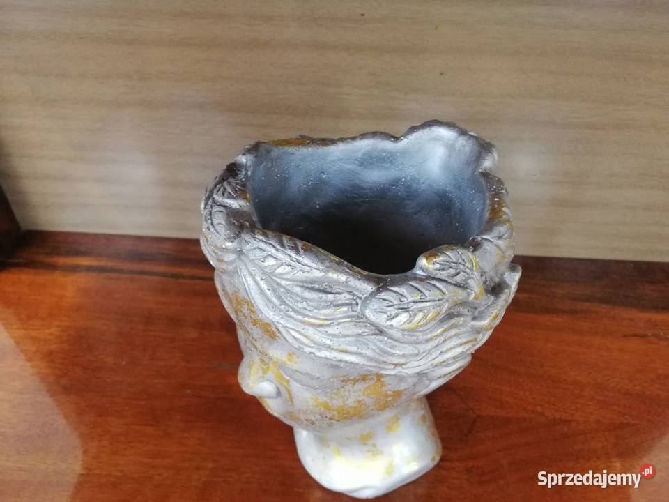 Piękna stylowa donica osłona na donicę Vintage łódzkie Łódź