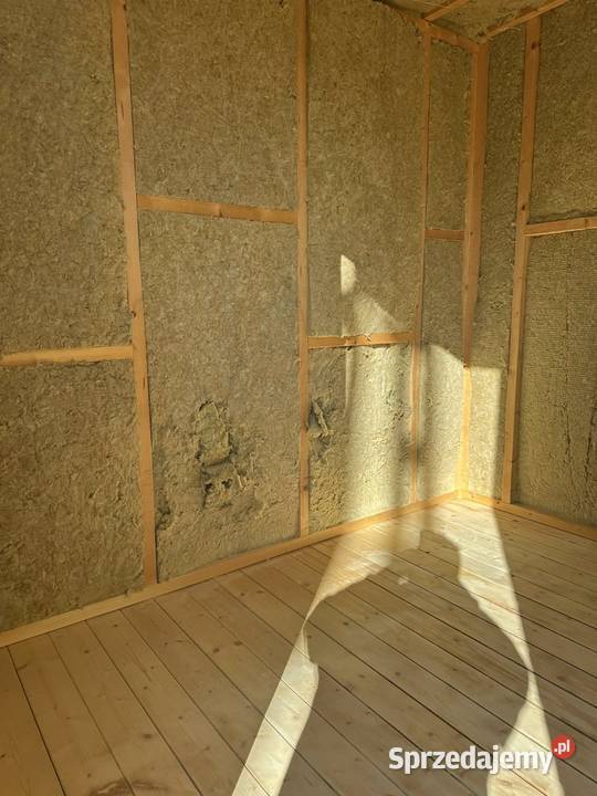 Sauna ogrodowa 25x25m do wykończenia wielkopolskie Żeleźnica sprzedam