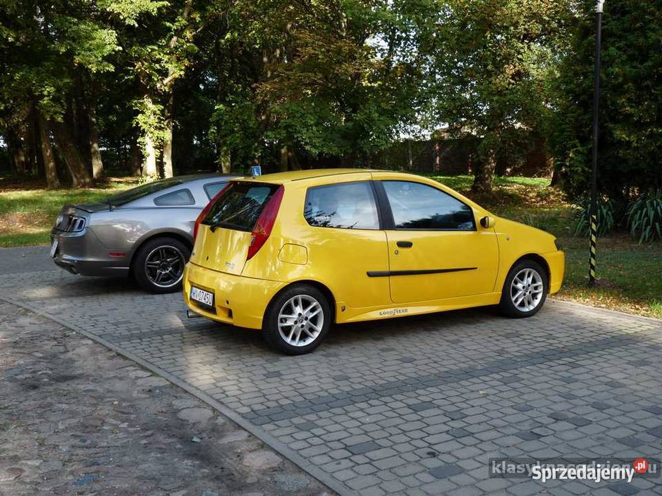 Fiat Punto HGT Abarth Giallo Ginestra Warszawa