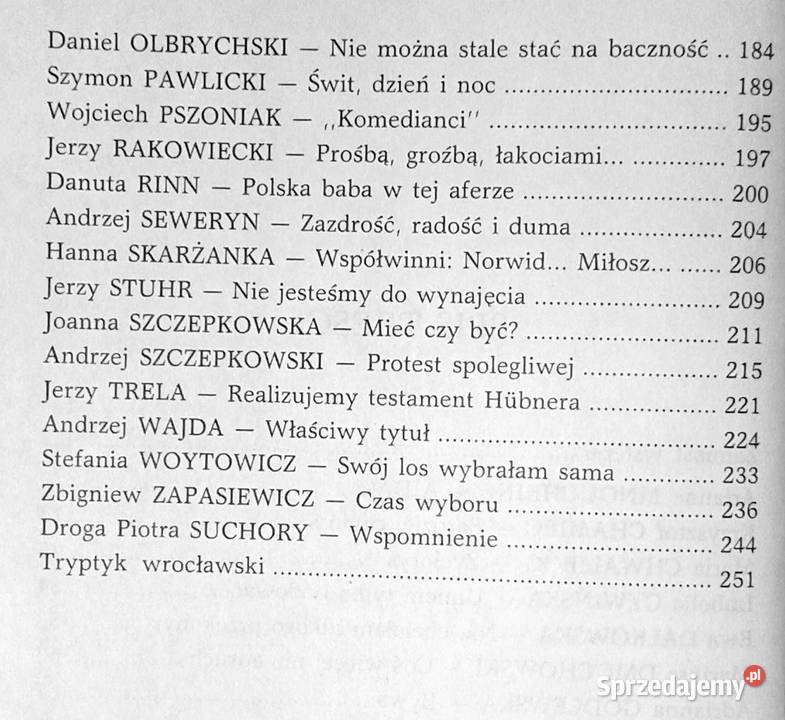 Komedianci Rzecz o bojkocie Andrzej Roman Chełm