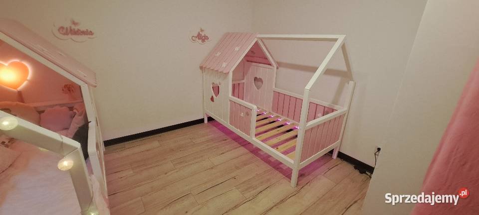 Łóżko drewniane łóżeczko dzieci dziecka 80x180 189cm warmińsko-mazurskie Olsztyn