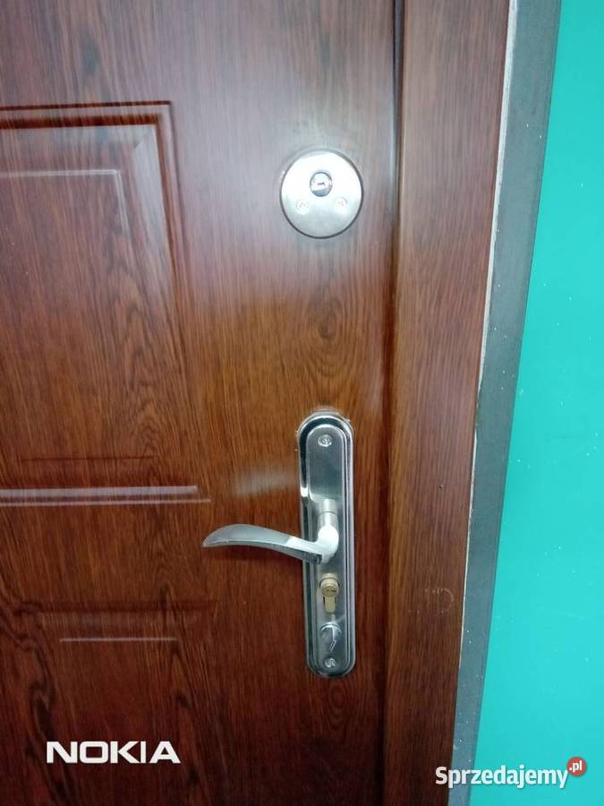 Stalowe drzwi wejściowe zewnętrzne wypełnione Tłuszcz