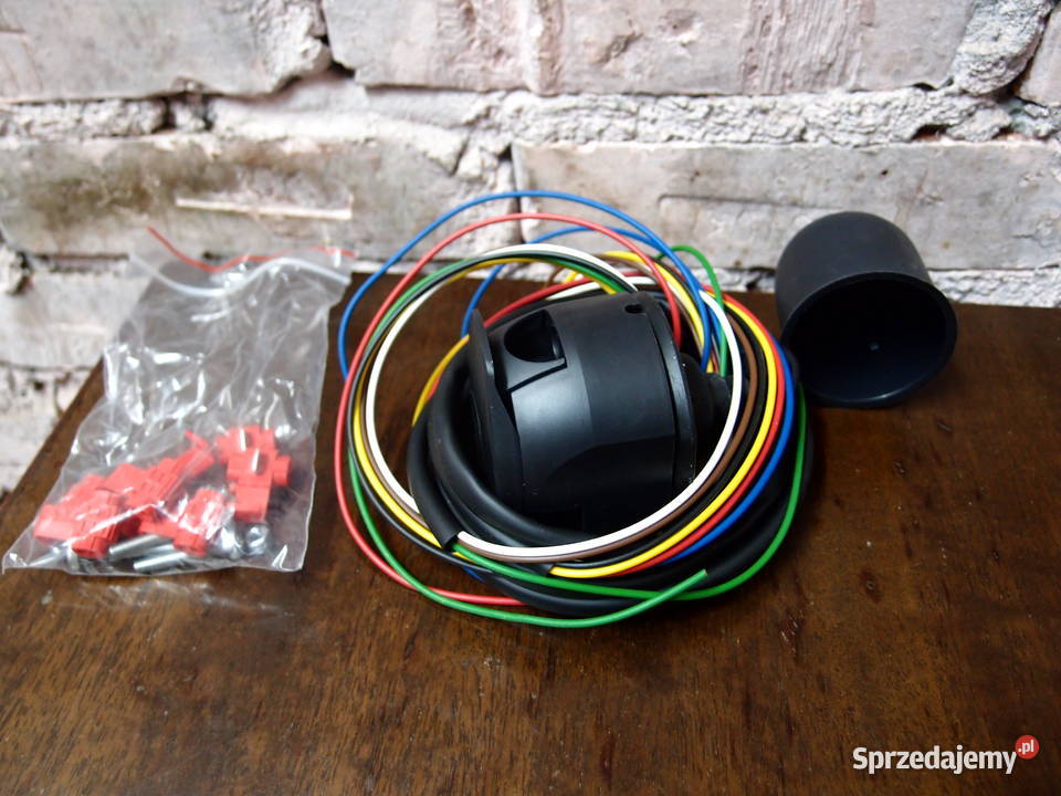 Wiązka elektr haka holowniczego 7pin zestaw Łódź