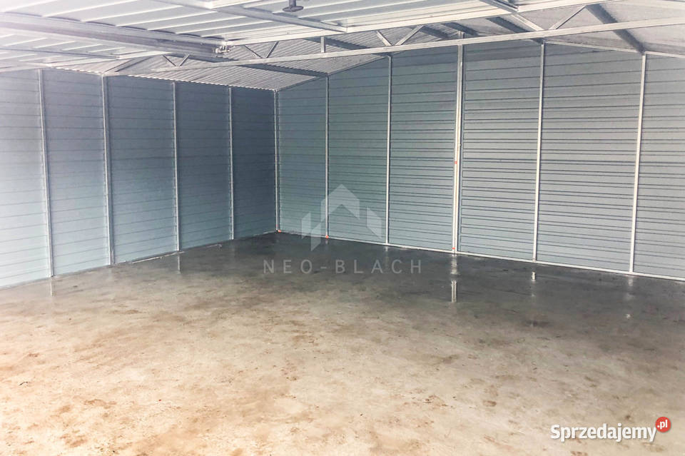 Garaż Blaszany 6x6m 2x Brama Uchylna Drzwi Wieliczka sprzedam