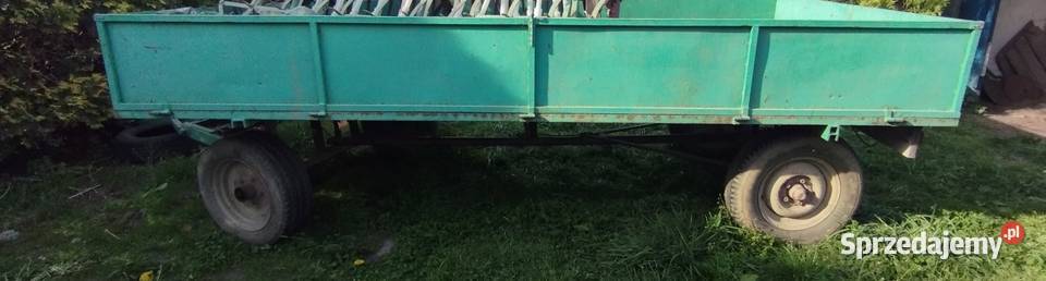 Przyczepa dwuosiowa do traktora nieuszkodzony Przyczepy rolnicze Rolnictwo małopolskie